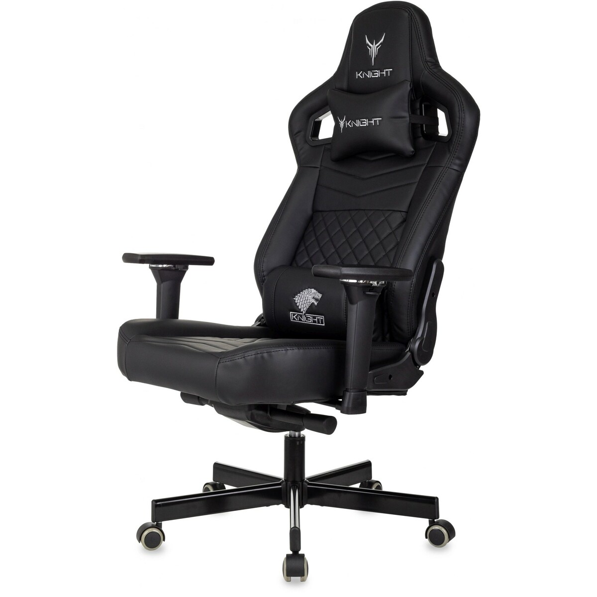 Кресло игровое Knight Hunter, черный 