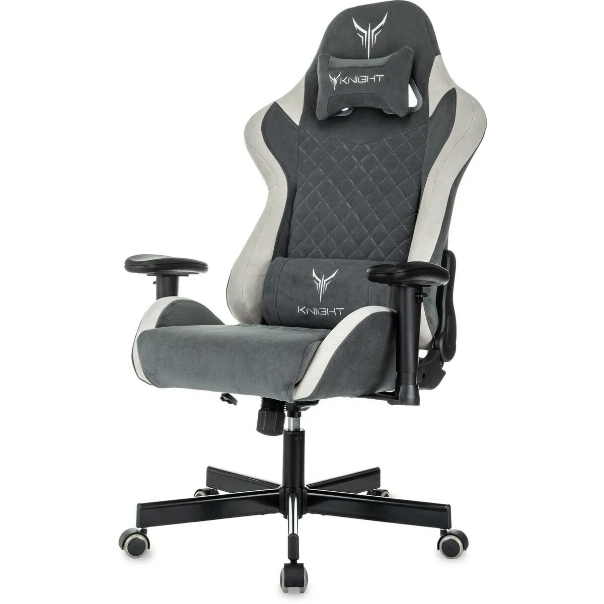 Кресло игровое Knight Regal Fabric (Цвет: Gray)