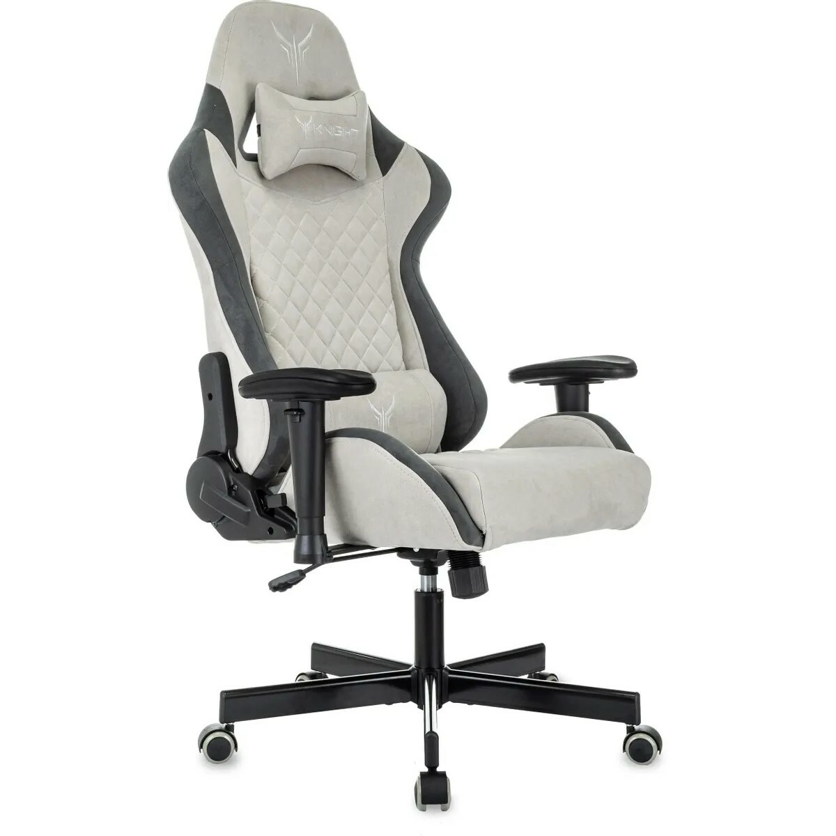 Кресло игровое Knight Regal Fabric (Цвет: Gray)