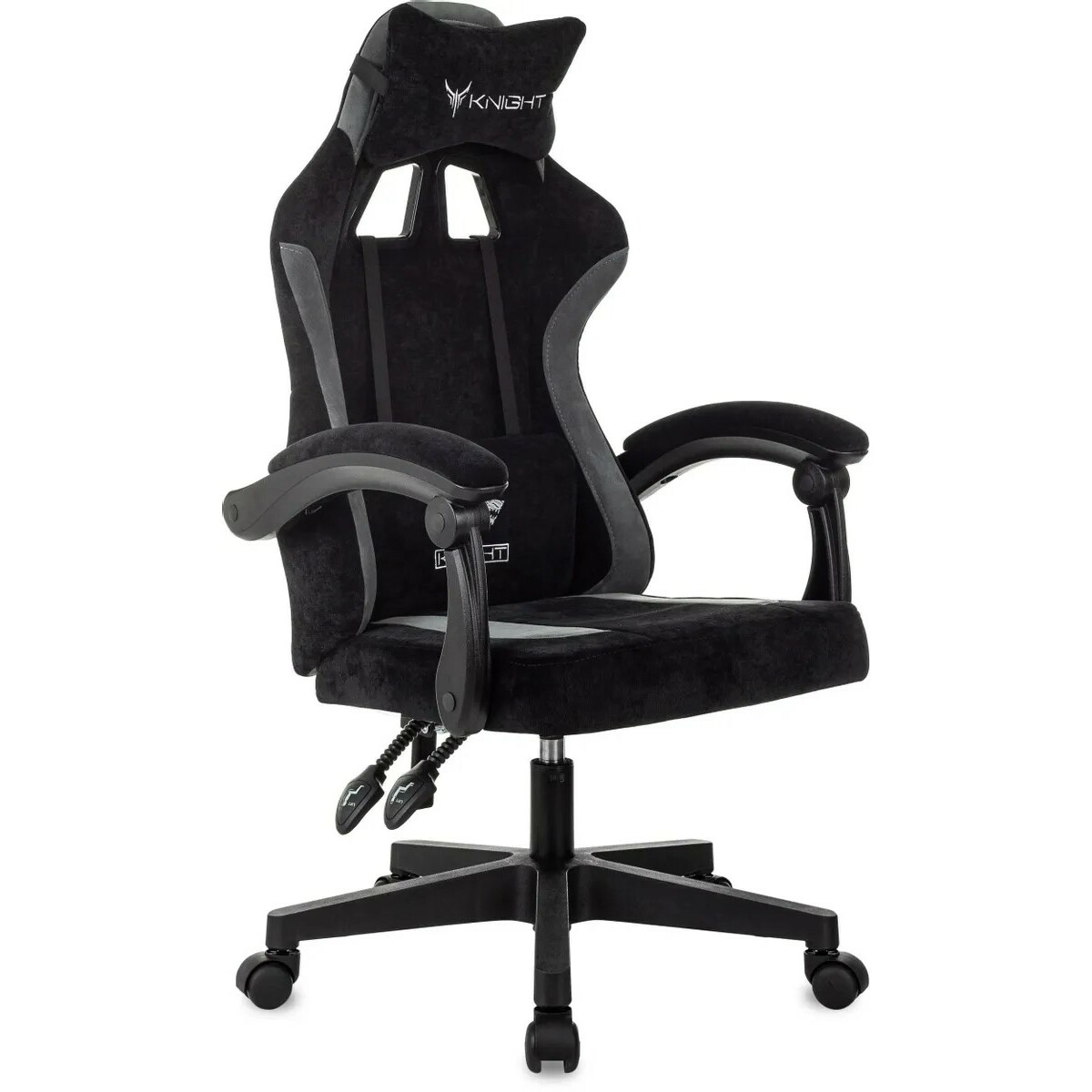 Кресло игровое Knight Wolf, черный