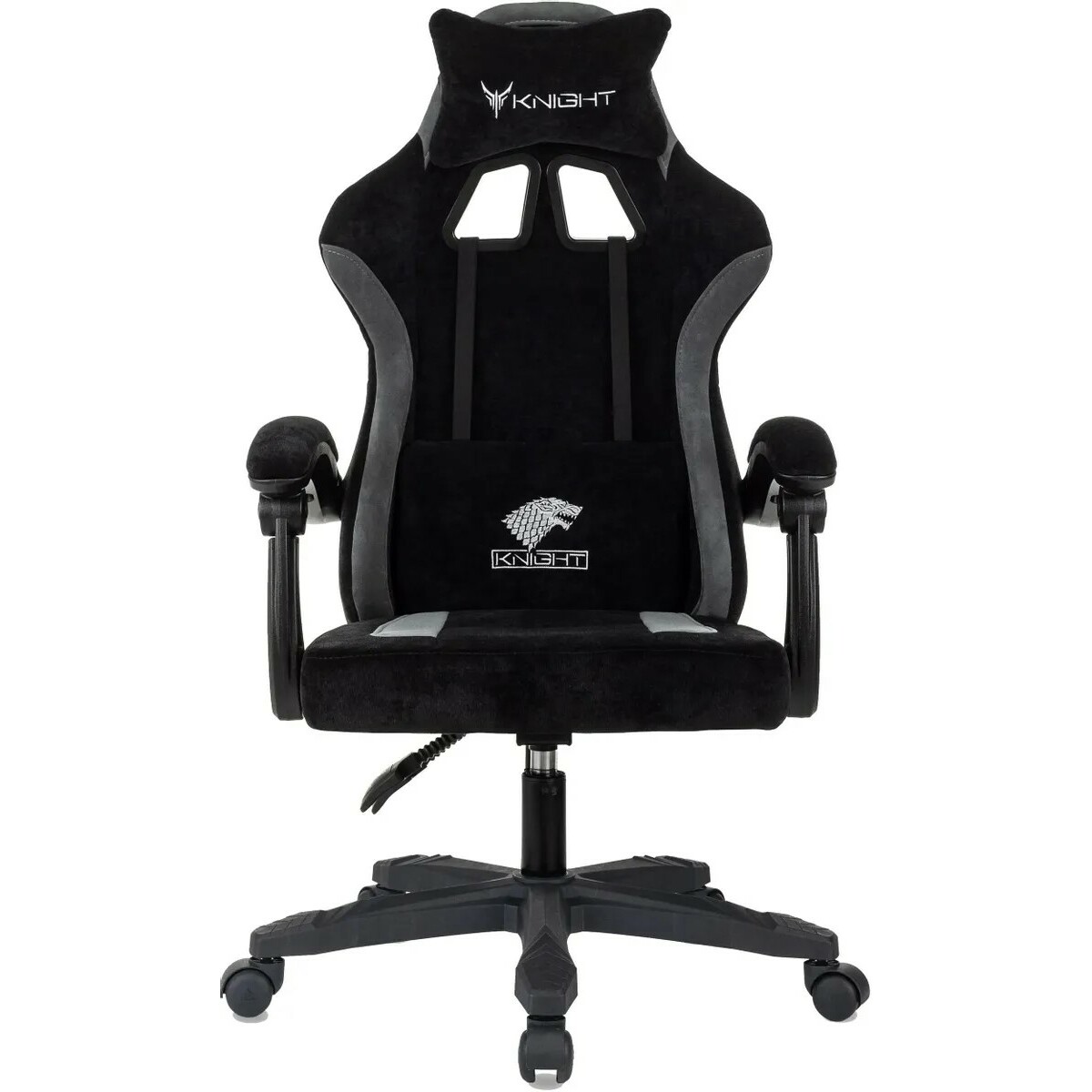 Кресло игровое Knight Wolf, черный