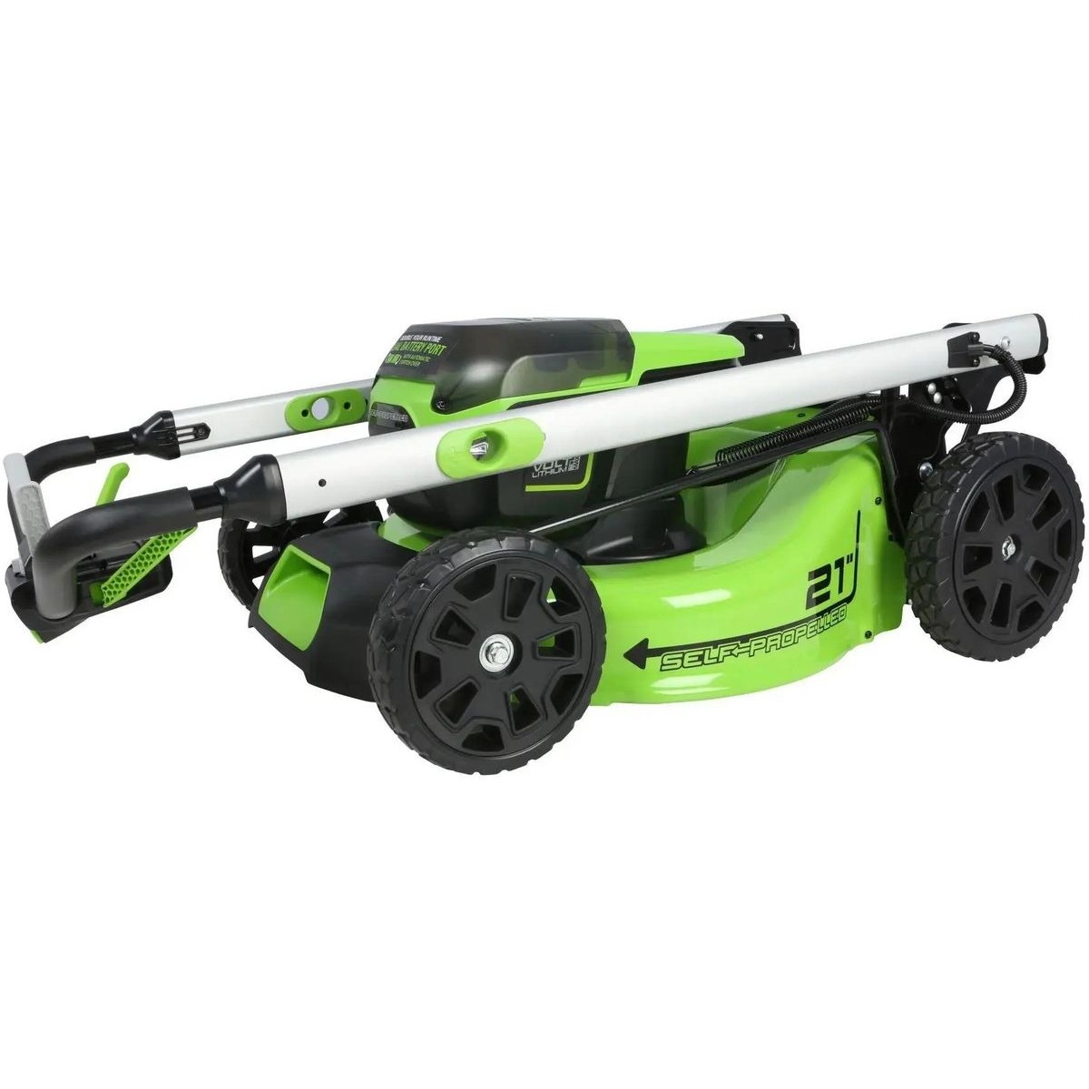 Газонокосилка роторная Greenworks GD60LM51SPK4 (Цвет: Green)