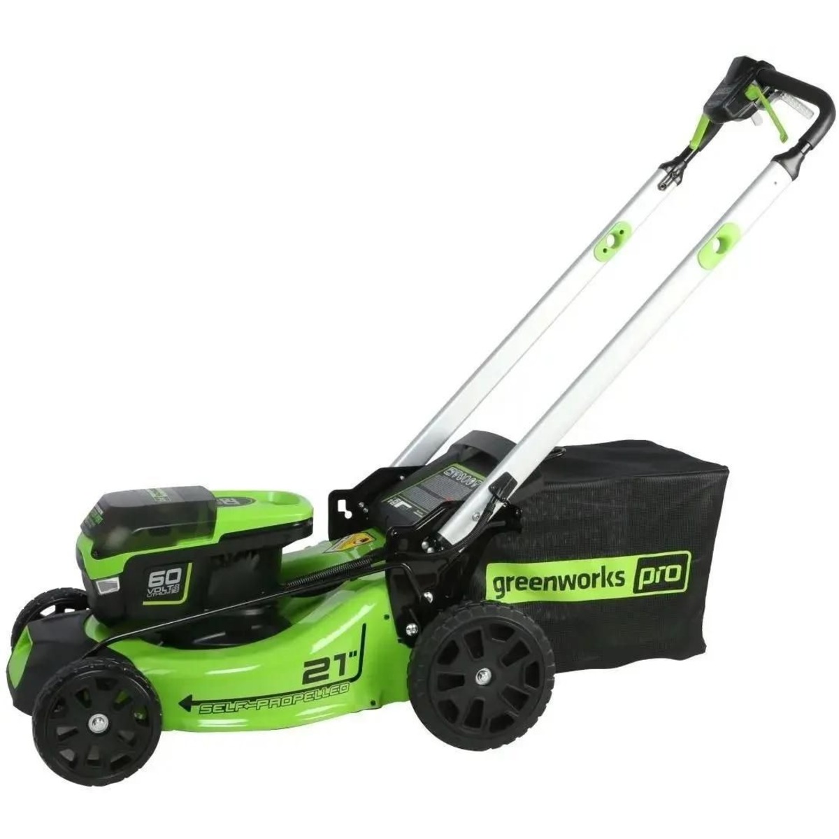 Газонокосилка роторная Greenworks GD60LM51SPK4 (Цвет: Green)