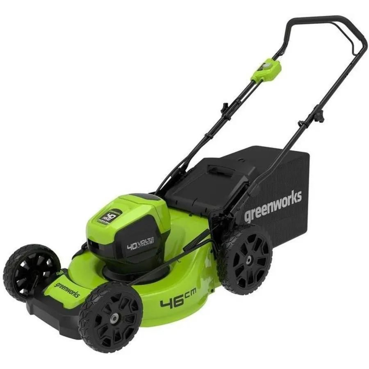 Газонокосилка роторная Greenworks GD40LM46HP (Цвет: Green)