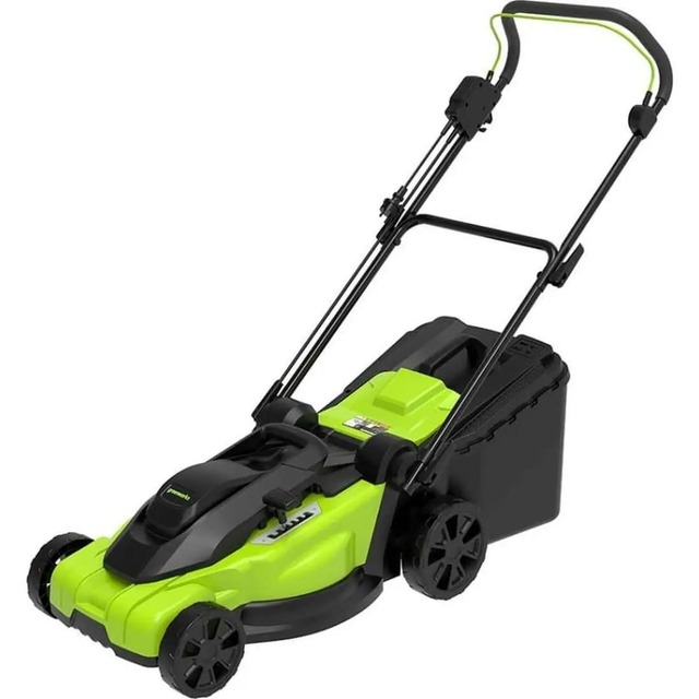 Газонокосилка роторная Greenworks LM2000 (Цвет: Green)