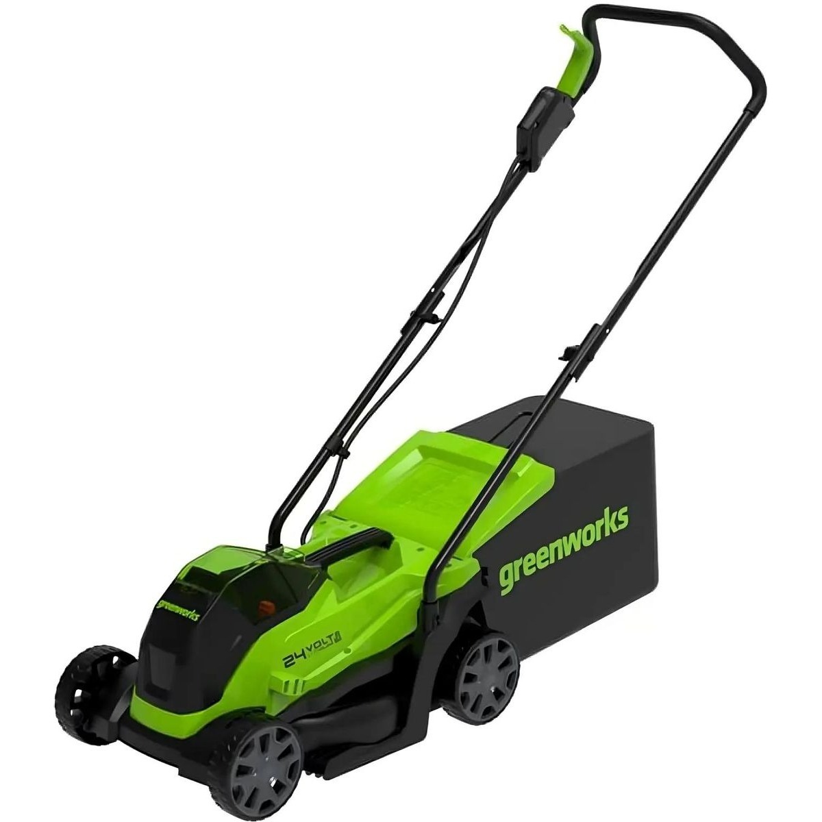 Газонокосилка роторная Greenworks GD24LM33 (Цвет: Green)