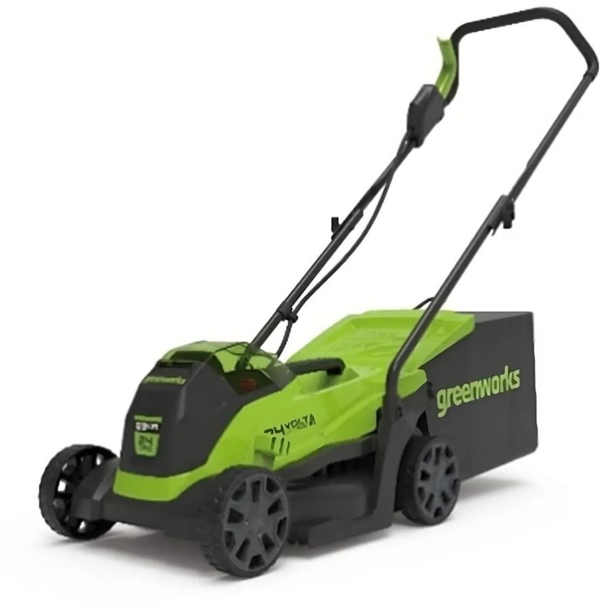 Газонокосилка ручная Greenworks GD24LM33K4 (Цвет: Green)