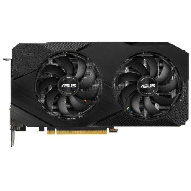 Видеокарта ASUS DUAL GeForce RTX 2060 1365MHz PCI-E 3.0 6144MB 14000MHz 192 bit DVI DisplayPort 2xHDMI HDCP EVO OC