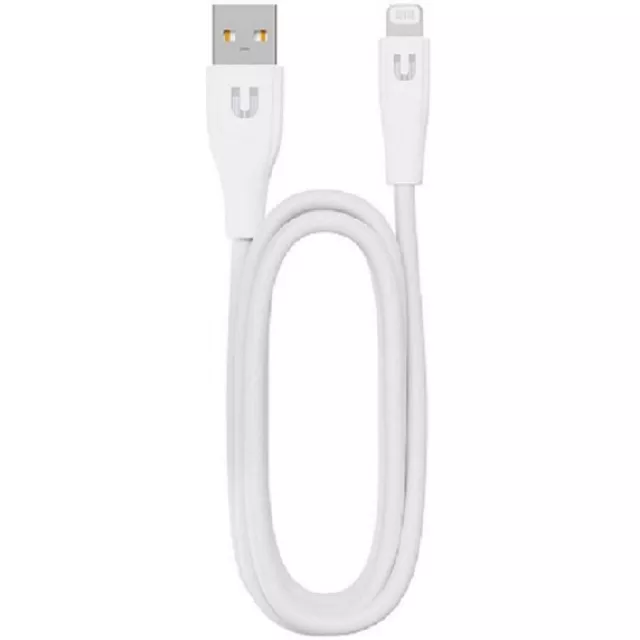 Кабель Uzay Cable C1805 USB-A to Lightning 1.2m, белый