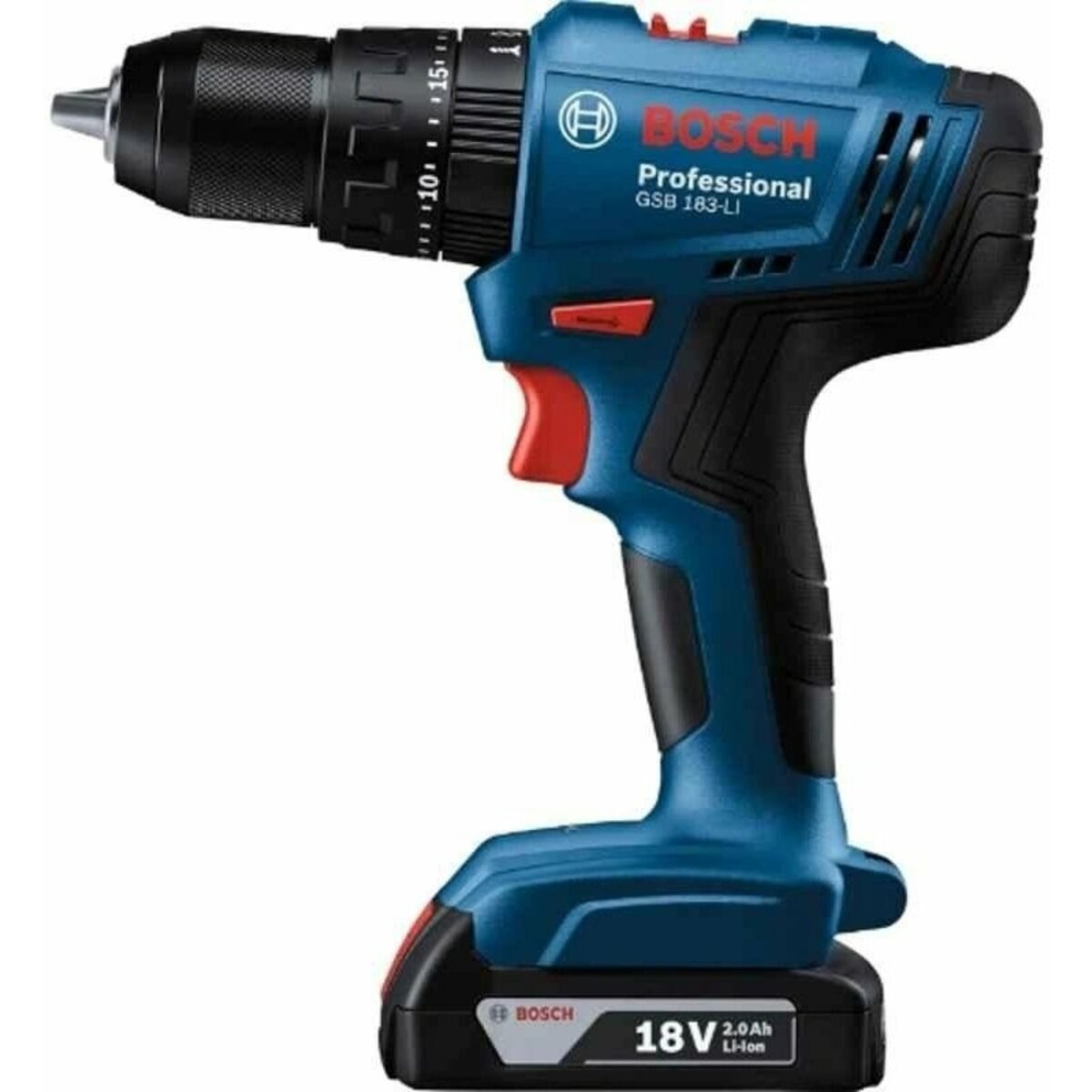 Дрель-шуруповерт Bosch GSB 183-LI (Цвет: Blue)