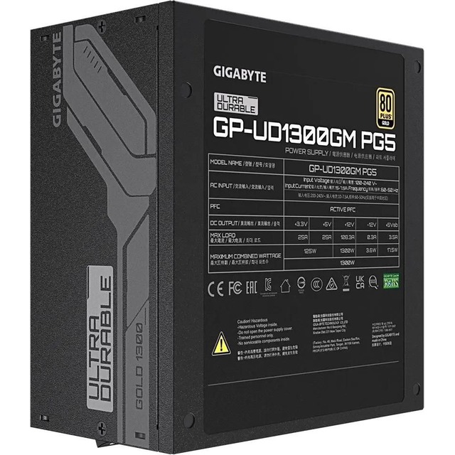 Блок питания Gigabyte ATX 1300W GP-UD1300GM PG5