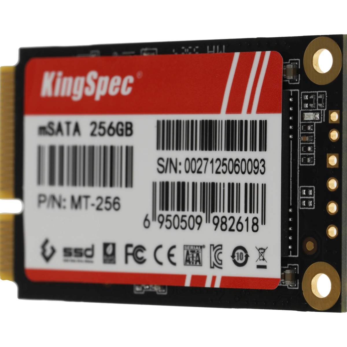 Накопитель SSD Kingspec mSATA 256Gb MT-256