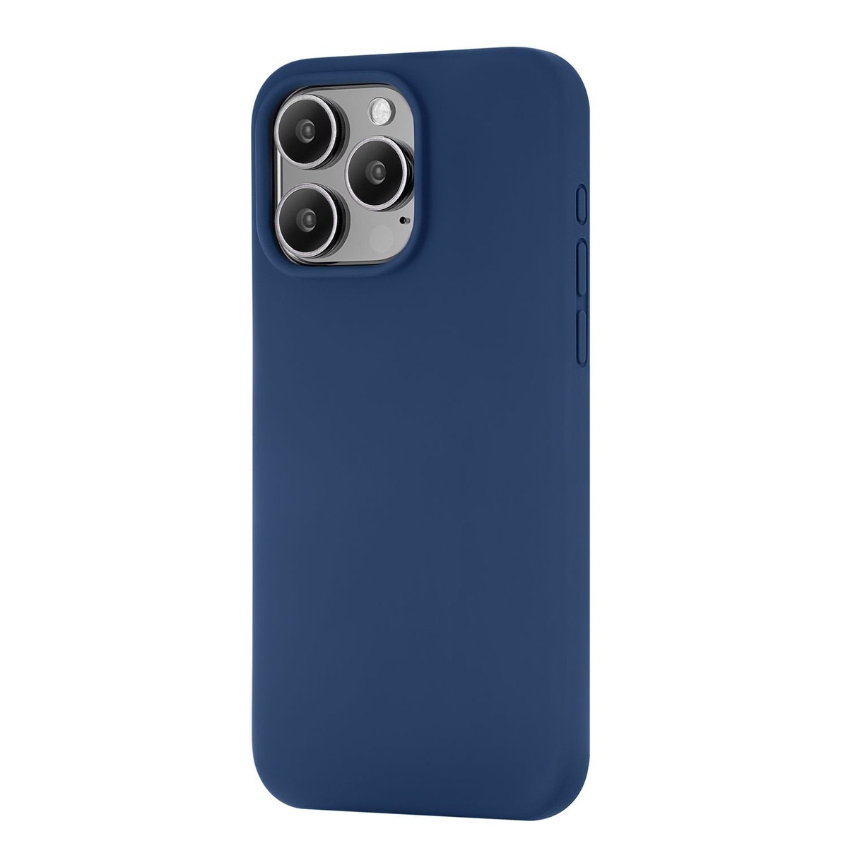 Чехол-накладка uBear Touch Mag Case для смартфона Apple iPhone 15 Pro (Цвет: Dark Blue)