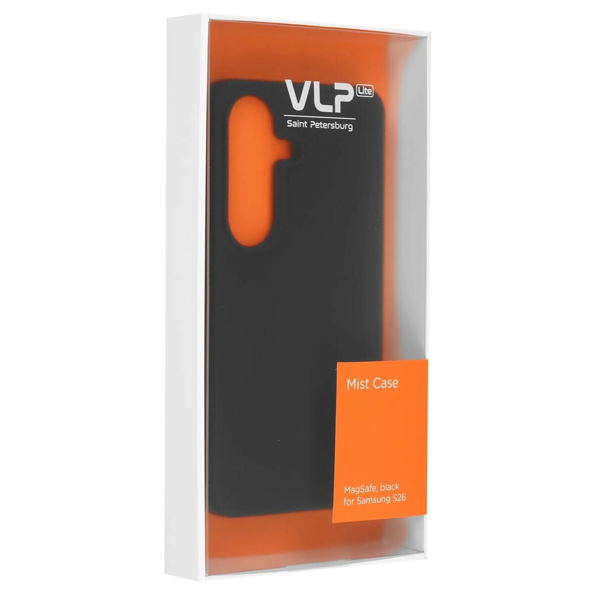 Чехол-накладка VLP Lite Mist Case with MagSafe для Samsung S26, черный