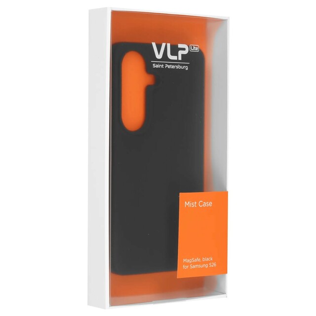 Чехол-накладка VLP Lite Mist Case with MagSafe для Samsung S26, черный