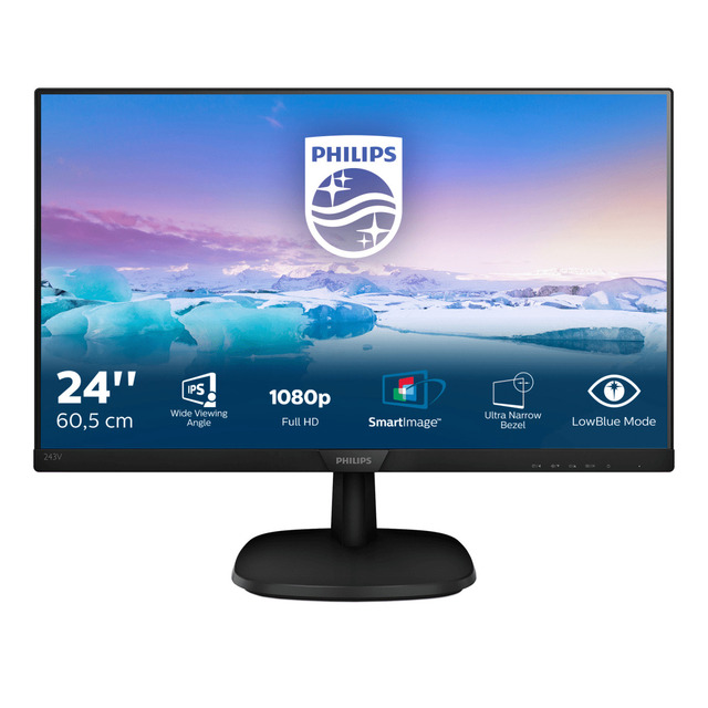 Монитор Philips 24  243V7QSB(00/01) (Цвет: Black)