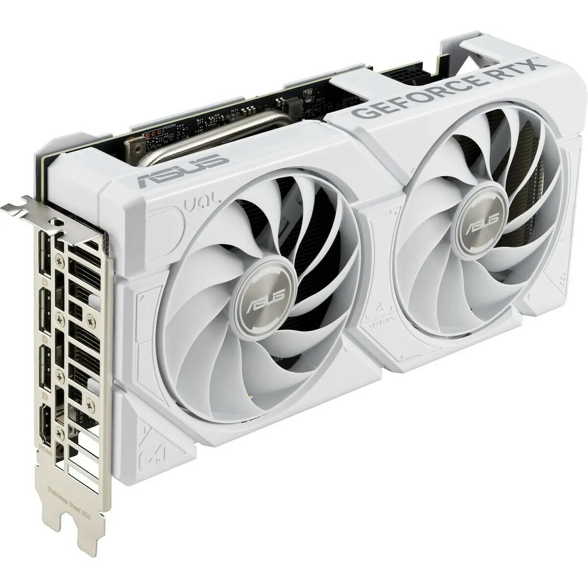 Видеокарта Asus GeForce RTX 4070 Super 12Gb OC (DUAL-RTX4070S-O12G-EVO-WHITE)