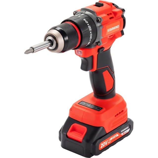 Дрель-шуруповерт Starwind CDB20-2.0 / 2hs1 (Цвет: Red) Дрель-шуруповерт Starwind CDB20-2.0 / 2hs1 (Цвет: Red)