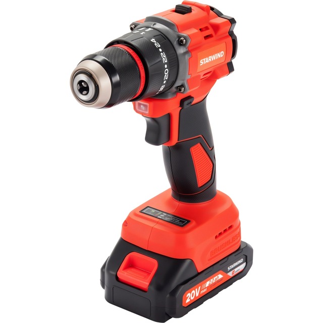 Дрель-шуруповерт Starwind CDB20-2.0 / 2hs1 (Цвет: Red) Дрель-шуруповерт Starwind CDB20-2.0 / 2hs1 (Цвет: Red)