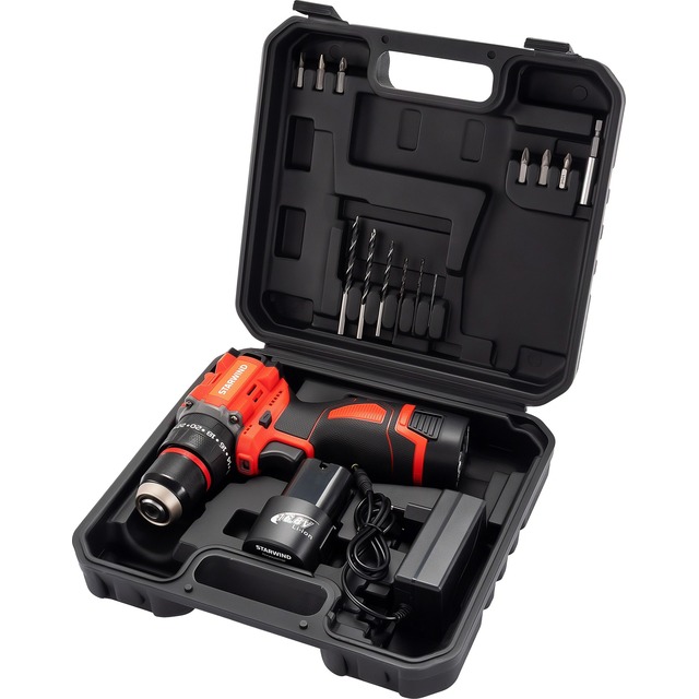 Дрель-шуруповерт Starwind CDBT16-2.0 / 2hs1 (Цвет: Red) Дрель-шуруповерт Starwind CDBT16-2.0 / 2hs1 (Цвет: Red)