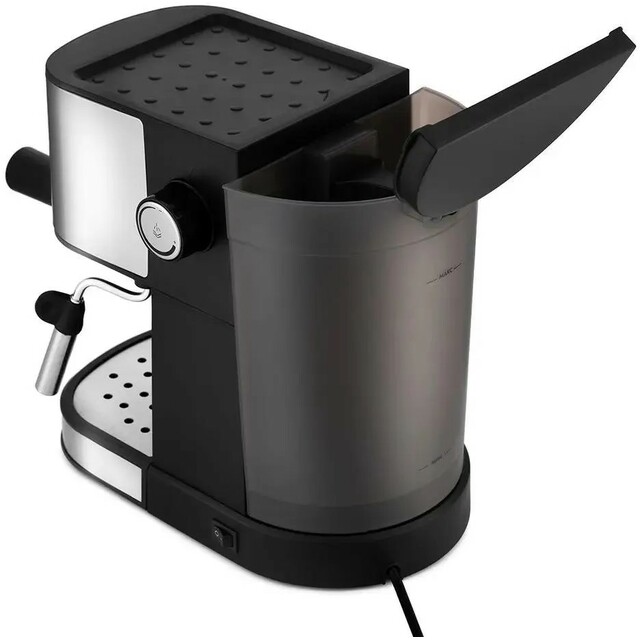 Кофеварка рожковая Kitfort КТ-753 (Цвет: Black / Inox)