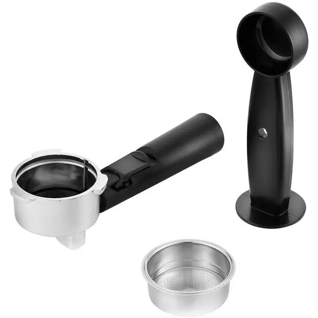 Кофеварка рожковая Kitfort КТ-753 (Цвет: Black / Inox)