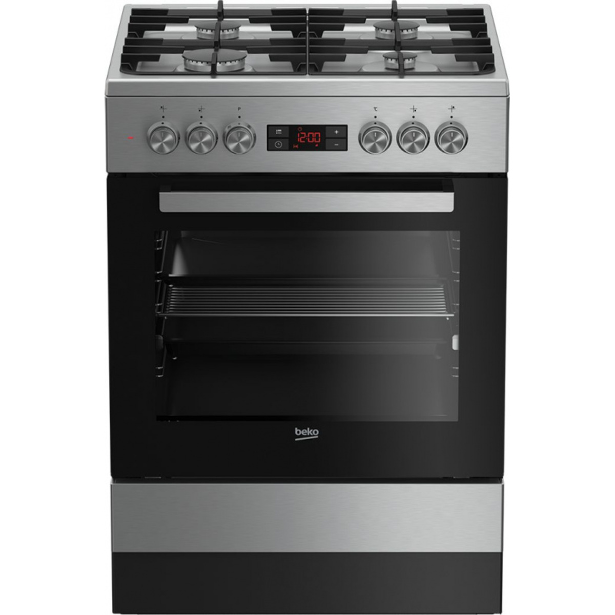 Плита комбинированная Beko FSM62330DXT (Цвет: Inox)