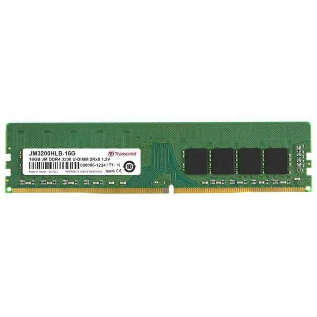 Память DDR4 16Gb 3200Mhz Transcend JM3200HLB-16G