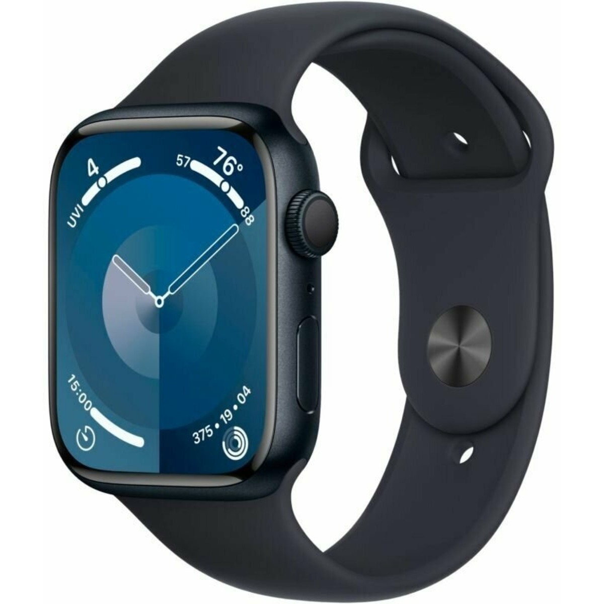 Умные часы Apple Watch Series 9 41mm Aluminum Case with Sport Band S / M (Цвет: Midnight)