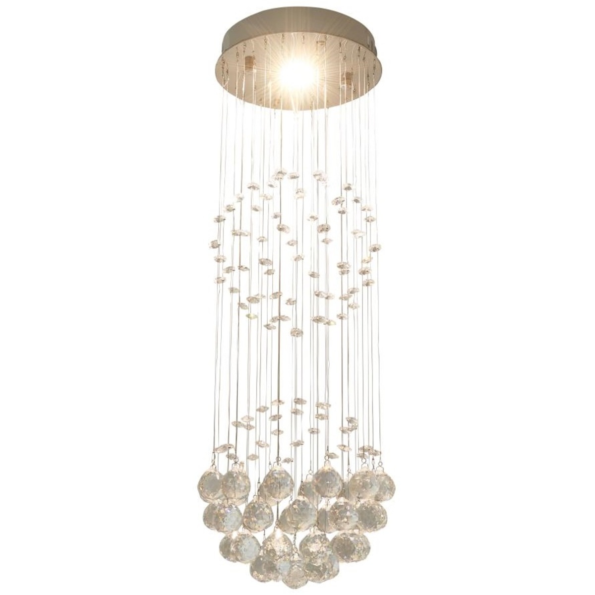Люстра KRISTALL 1065/1C (Цвет: Chrome)