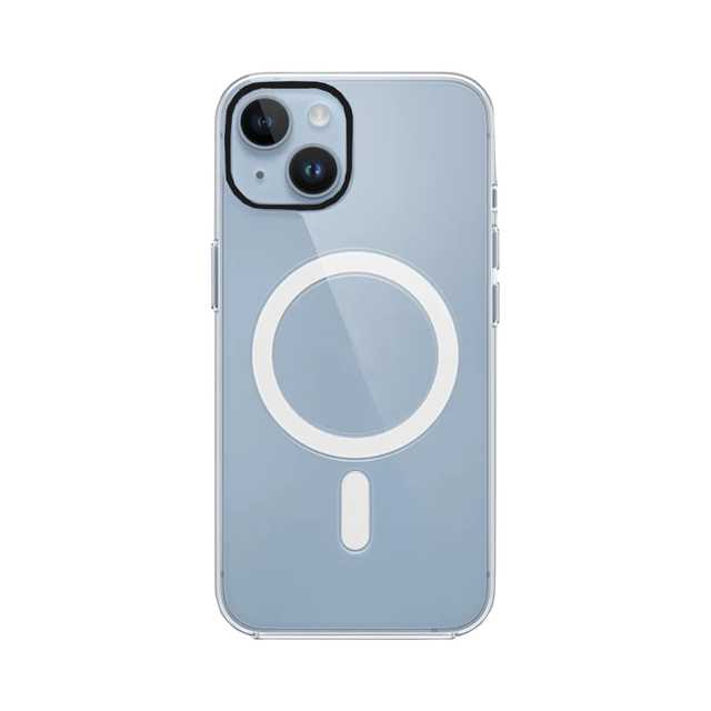 Чехол-накладка Comma Hard Jacket Anti-Backterial  Magnetic Case для iPhone 14 Plus (Цвет: Clear)