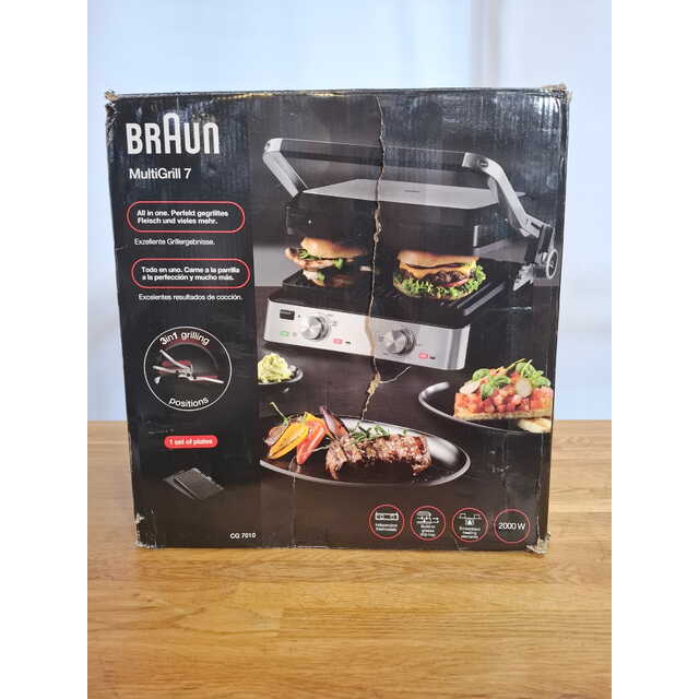 Электрогриль Braun CG7010 (Цвет: Silver / Black)