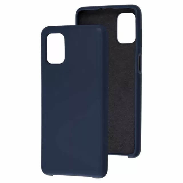 Чехол-накладка Soft Touch для смартфона Samsung Galaxy M51 (Цвет: Dark Blue)