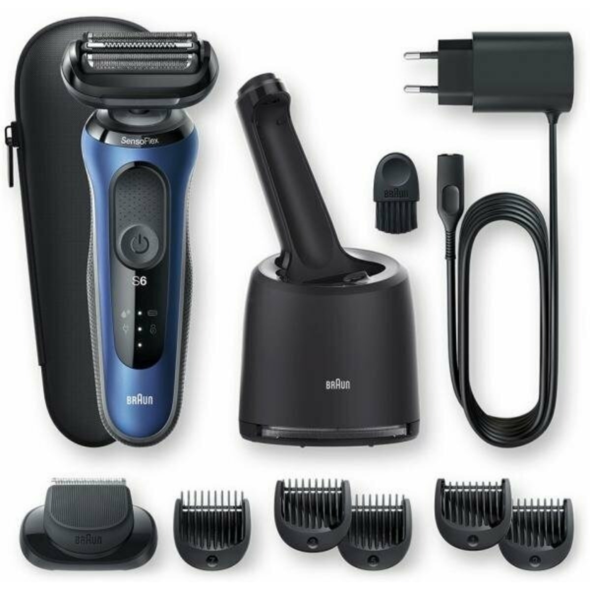 Бритва сетчатая Braun Series 6 61-B7500CC (Цвет: Blue)