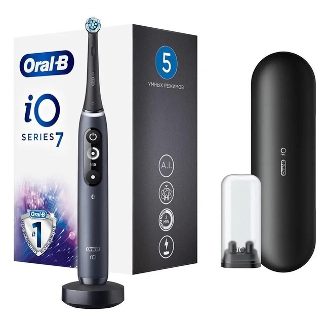 Зубная щетка электрическая Oral-B iO Series 7 Onyx (Цвет: Black)