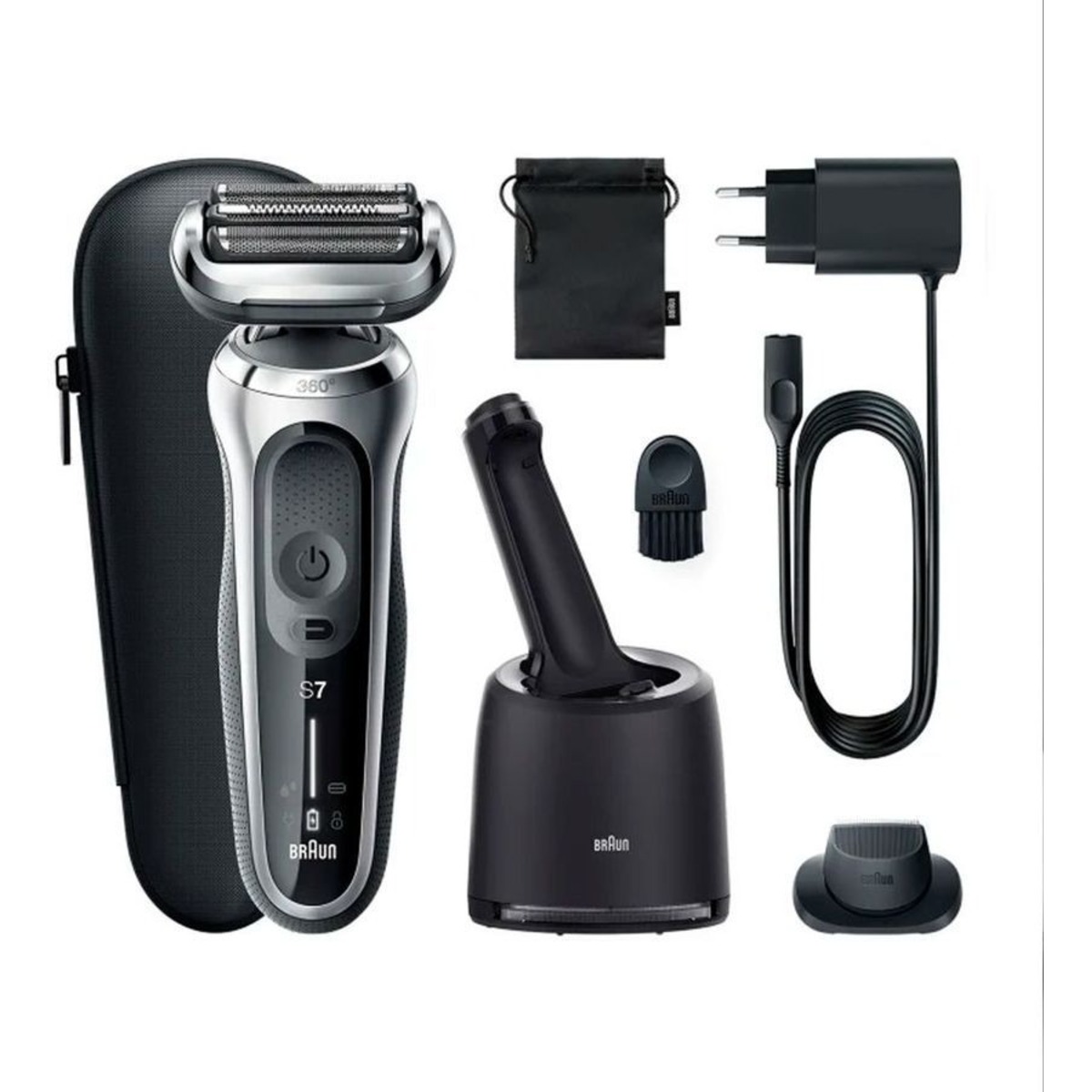 Бритва сетчатая Braun Series 7 71-S7200cc (Цвет: Black / Silver)