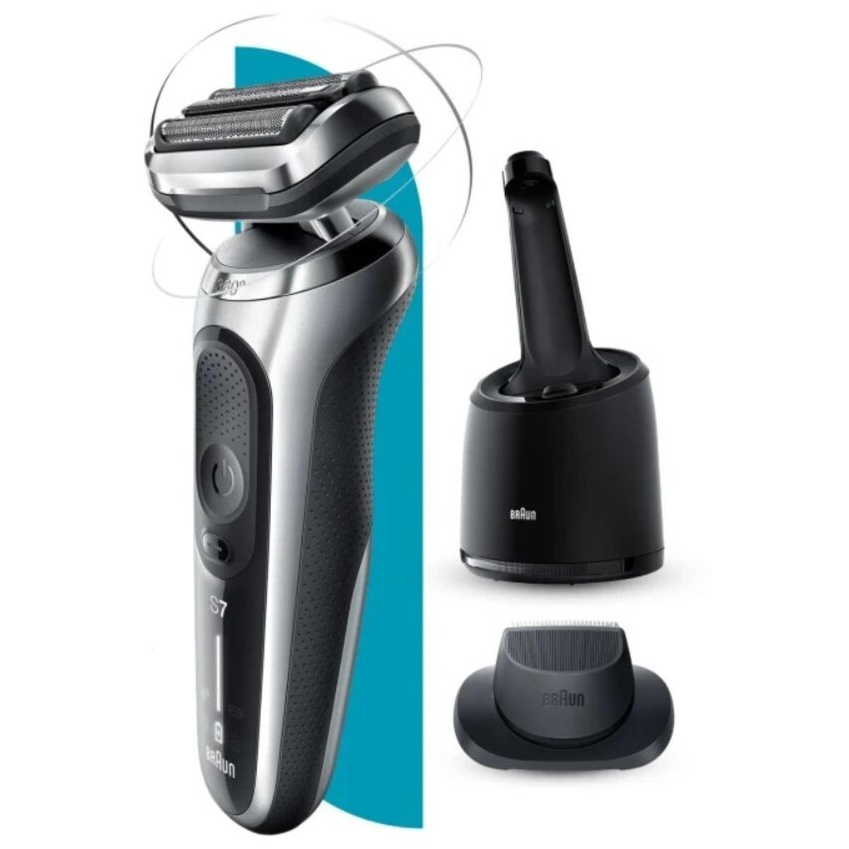 Бритва сетчатая Braun Series 7 71-S7200cc (Цвет: Black / Silver)