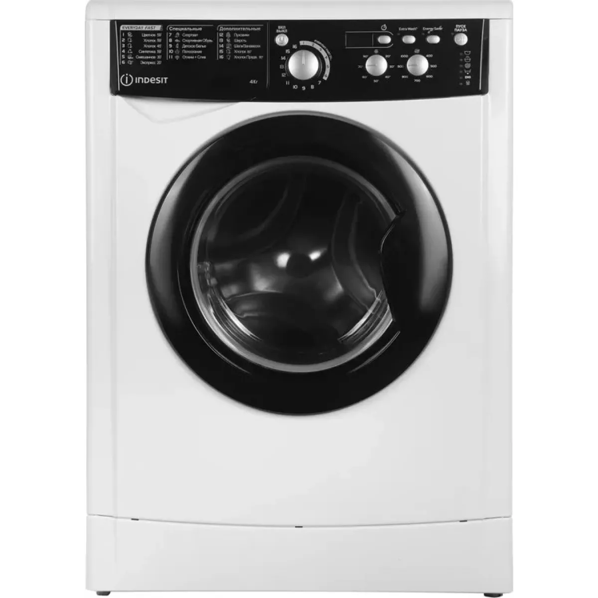 Стиральная машина Indesit EWUD 4105 BK CIS, белый