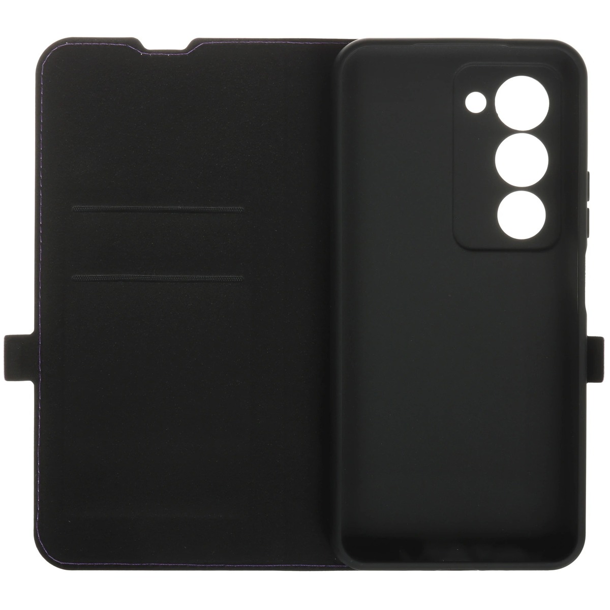 Чехол-книжка Borasco Book Case для смартфона Xiaomi Redmi 15 4G (Цвет:Фиолетовый) 