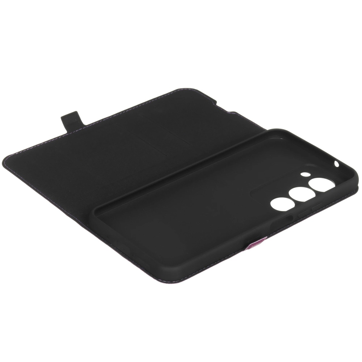 Чехол-книжка Borasco Book Case для смартфона Xiaomi Redmi 15 4G (Цвет:Фиолетовый) 