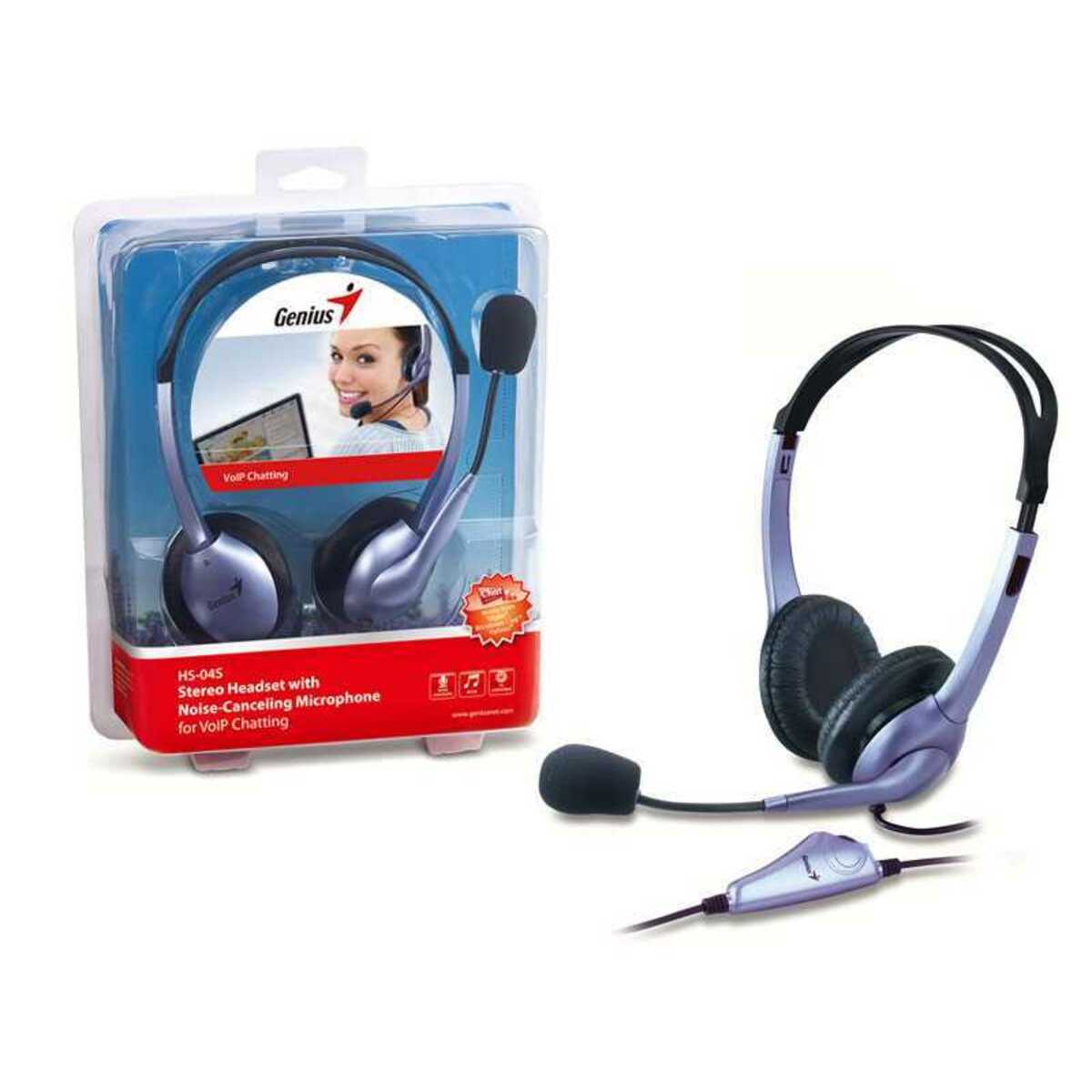 Наушники Genius Гарнитура HS-04S SINGLE Jack (Цвет: Gray)