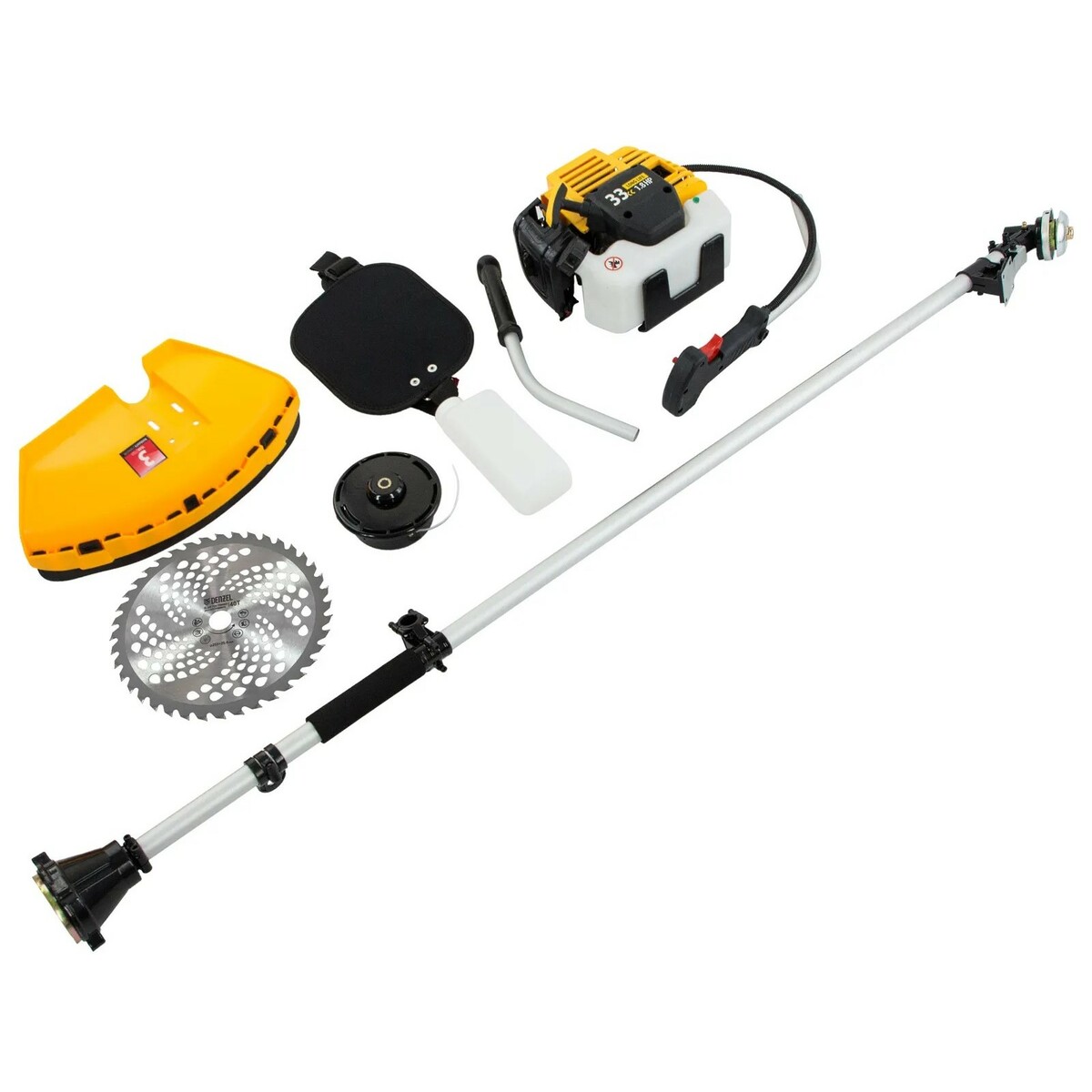 Триммер бензиновый Denzel DT 33 (2-коробки) (Цвет: Yellow)