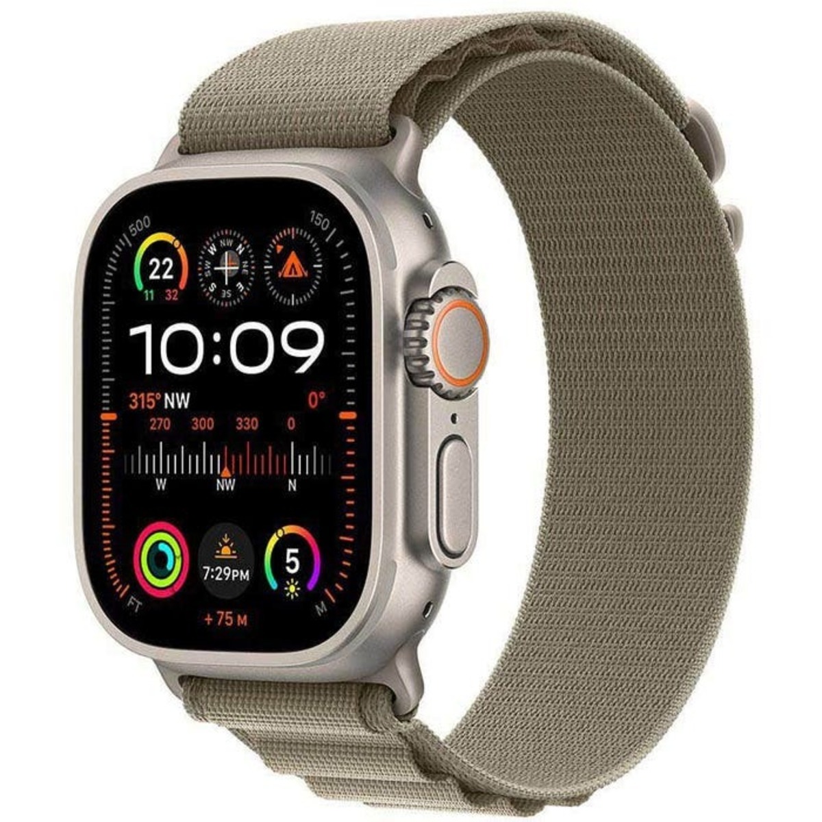 Умные часы Apple Watch Ultra 2 49mm Titanium Case with Alpine Loop L (Цвет: Olive)