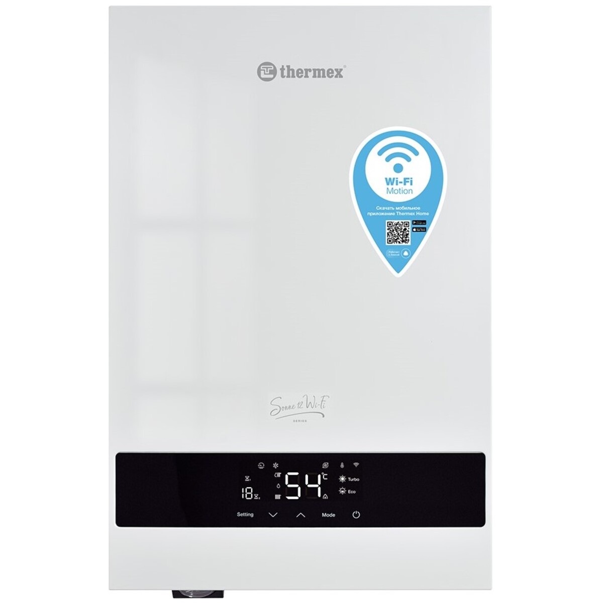Электрический котел Thermex Sonne 12 Wi-Fi, белый
