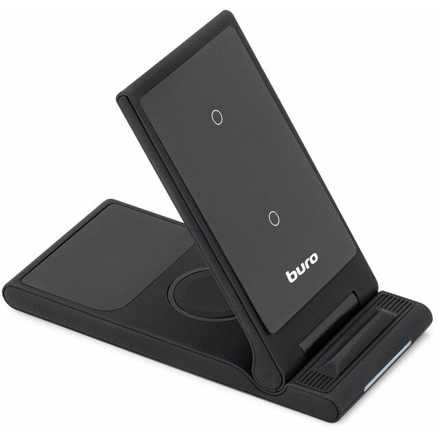 Беспроводное зар. / устр. Buro CWC-QC5 15W 3A (QI) USB-C, черный