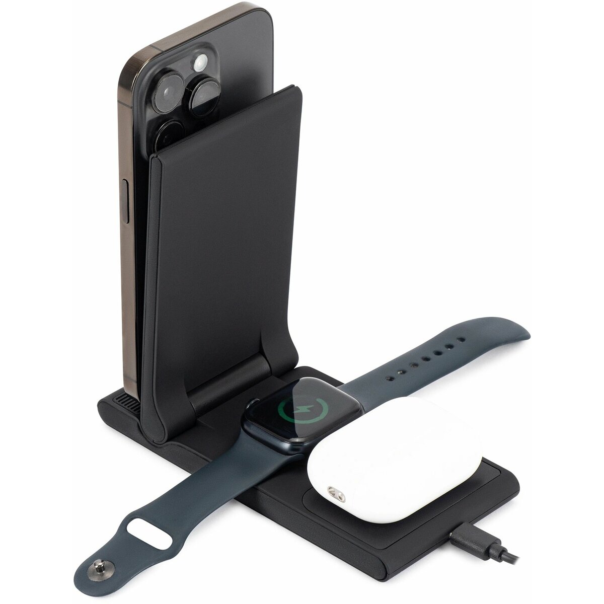 Беспроводное зар./устр. Buro CWC-QC5 15W 3A (QI) USB-C, черный