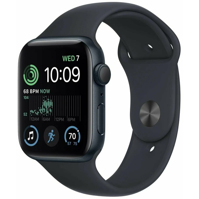 Умные часы Apple Watch SE (2024) 40mm Aluminum Case with Sport Band M / L (Цвет: Midnight)