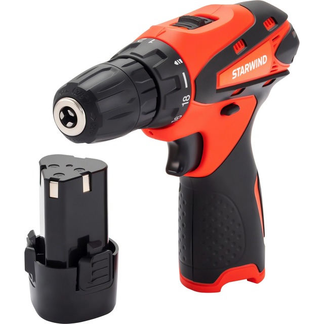 Дрель-шуруповерт Starwind CDT12-2.0 / 2S1 (Цвет: Red) Дрель-шуруповерт Starwind CDT12-2.0 / 2S1 (Цвет: Red)