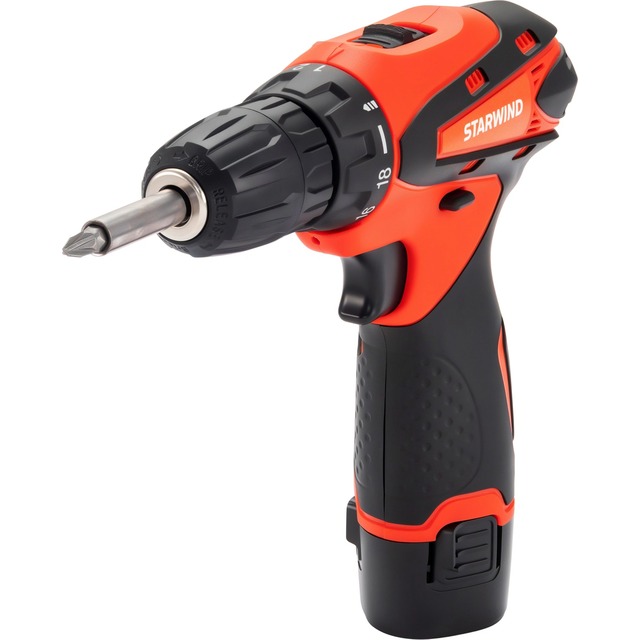 Дрель-шуруповерт Starwind CDT12-2.0 / 2S1 (Цвет: Red) Дрель-шуруповерт Starwind CDT12-2.0 / 2S1 (Цвет: Red)