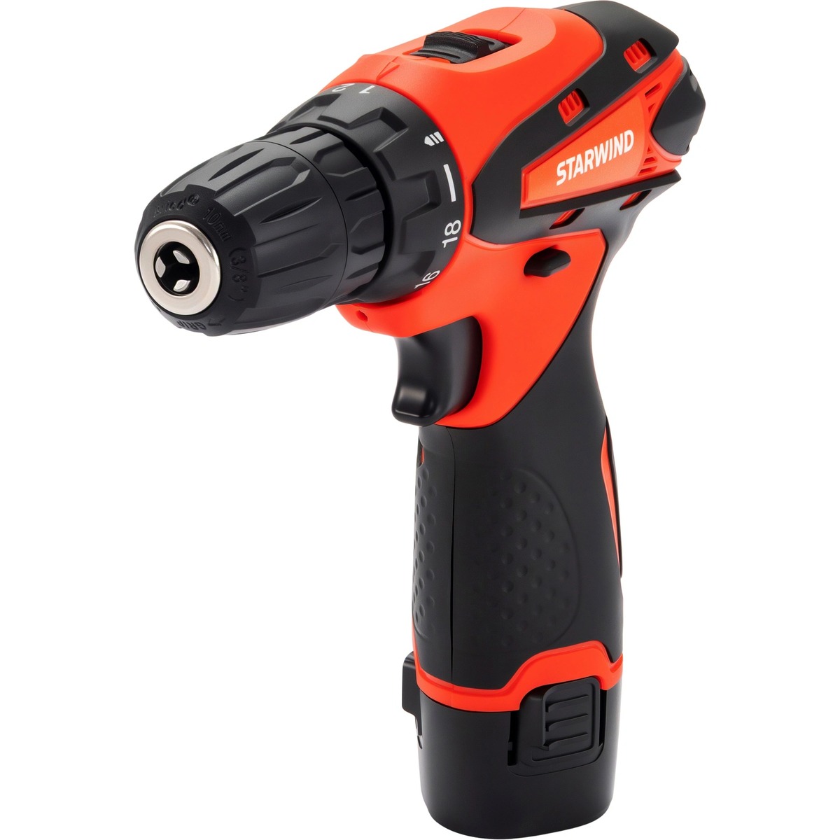 Дрель-шуруповерт Starwind CDT12-2.0/2S1 (Цвет: Red)